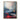 Abstract Mountain Landscape Canvas Wall Art in Red and Blue Hues