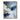 Abstract Mountain Oil Painting in Blue and White with Bold Brushstrokes