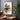Forest Reflections Abstract Nature Landscape with Autumn Trees in Orange and Gray