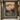 Abstract Oil Painting Twilight Reflection in Metallic Gold and Grey