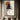 Abstract oriental landscape oil painting in minimal beige black and orange palette