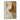 Abstract Portrait Canvas Silhouette in Stillness in Beige and Brown