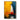 Abstract Sailboat Canvas Painting in Fiery Yellow Red and Blue Vertical Composition