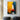 Abstract Sailboat Canvas Painting in Fiery Yellow Red and Blue Vertical Composition