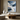 Abstract Snowy Mountain Handmade Oil Painting in Blue and White