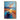Abstract Textured Oil Painting of Boat and Beach in Blue and Orange