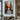 Abstract Urban Oil Painting In Red And Gray