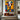 Modern Abstract Wall Art of Colorful Geometric Portrait with Bold Texture