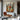 Abstract African Dancing Figures Canvas Art in Warm Earth Tones