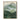 "Andean Serenity" impressionistic oil painting depicting layers of misty green and blue mountain ranges with a forested foreground and snow-capped peaks in the distance.
