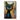 Hand-painted expressionist black cat portrait in graffiti color style