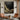 Black and Gold Abstract Textured Oil Painting with Flowing Wave Patterns