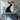 Black And White Textured Abstract Oil Painting With Flowing Palette Knife Lines