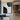 Minimalist Black and White Abstract Oil Painting with Flowing Forms