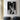 Hand-painted black and white nude woman oil painting with abstract background