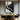 Black And White Textured Abstract Oil Painting With Vertical Composition