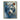 Abstract Oil Painting of Blue-Eyed White Tiger in Textured Brushstrokes