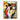 Bold Abstract Dancing Figures Canvas Wall Art in Red and Yellow