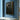 Abstract graffiti-style oil painting of distorted figure on black background, neo-expressionist hand-painted canvas wall art