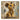 Bright-Eyed Cub handmade animal oil painting of lion cub in golden tones with textured background, Sonarart Original