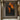 Abstract silhouette oil painting of woman in black with fiery orange background, expressive emotional hand-painted canvas wall art