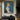 Classic Hand-Painted Oil Portrait of Blonde Girl with Blue Dress
