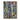 Colorful Abstract Drip Action Painting with Blue Yellow and Pink on Canvas