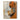 Contemporary Abstract Artwork in Burnt Orange Beige and Grey