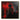 Crimson Rendezvous oil painting of elegant woman in red and black ambiance