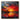 Crimson Voyage abstract boat oil painting in fiery sunset tones, Sonarart Original