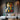 Cubist Original Oil Painting of Two Faces with Geometric Color Blocks