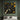 Drip Pollock abstract oil painting with orange splashes on black canvas