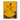 "Dynamic Silhouette in Yellow" abstract oil painting of a silhouetted figure in a flowing yellow dress, rendered with bold black lines and energetic strokes against a vibrant yellow textured background.
