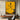 "Dynamic Silhouette in Yellow" abstract oil painting of a silhouetted figure in a flowing yellow dress, rendered with bold black lines and energetic strokes against a vibrant yellow textured background.
