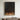"Ember Glow" abstract oil painting featuring textured white, beige, and gold/orange forms against a dark brown and black background, creating a dramatic contrast.

