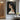 Minimalist Female Portrait Painting in Black and Earth Tones Vertical Composition