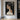 Minimalist Female Portrait Painting in Black and Earth Tones Vertical Composition
