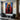 Bold Figurative Oil Painting of a Woman in Red Blue and Yellow Spotlight