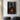 Silhouette Woman With Glowing Back In Abstract Expressionist Style