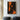 Female Figure In Abstract Orange And Black Oil Painting