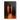 Abstract painting of two orange human silhouettes against black background