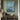 Floral Impressionist Oil Painting with White Blossoms and Blue Sky Background