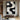 Abstract oil painting with flowing white textured lines on black background