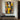 Original abstract cubist portrait of a woman in yellow and earth tones, hand-painted with geometric forms and expressive black linework