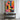 Geometric Abstract Canvas Art with Color Blocks in Bold Modern Tones