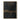 Minimalist Gold Line Abstract Painting with Moon on Black Canvas