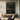 Minimalist Gold Line Abstract Painting with Moon on Black Canvas