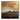 Original oil painting of mountain range with gold accents and textured sky in earthy tones