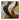 Abstract geometric oil painting with flowing golden, black and beige wave-like forms