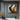 Abstract geometric oil painting with flowing golden, black and beige wave-like forms